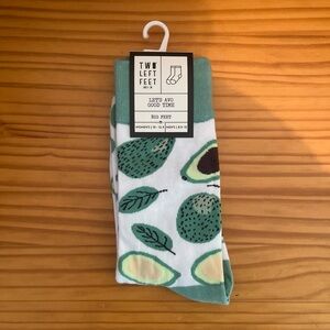 Men’s/Women’s Green Avocado Pattern Crew Socks